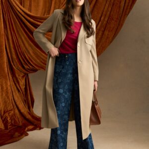 Wide Leg Jeans - Sienna Laser Print
