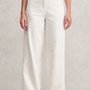 The Classique Wide Leg Jeans - Winter White