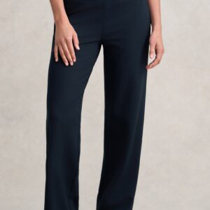 Straight Leg Ponte Pant - Ink